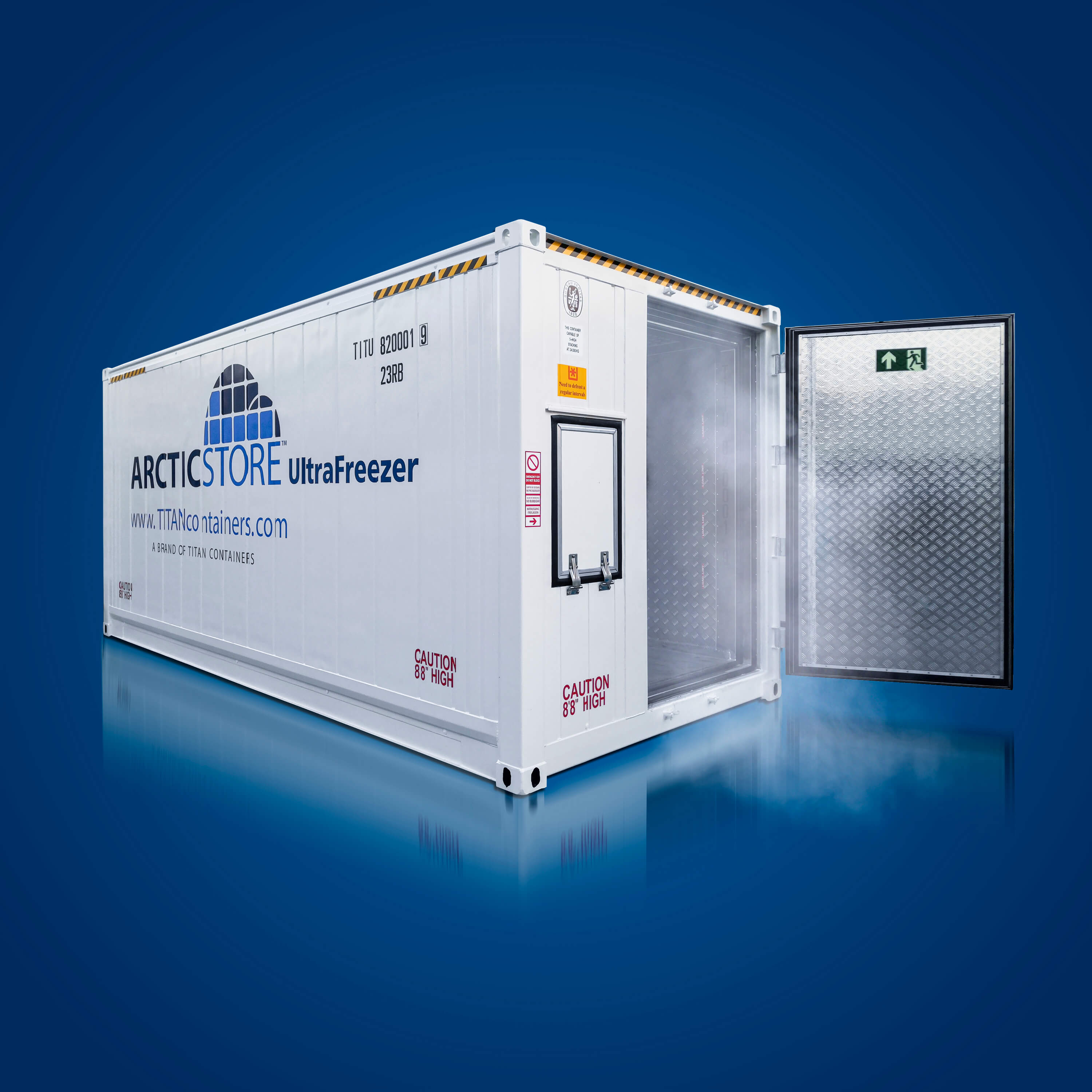 side door opening multi dual zone refrigerated storage containers